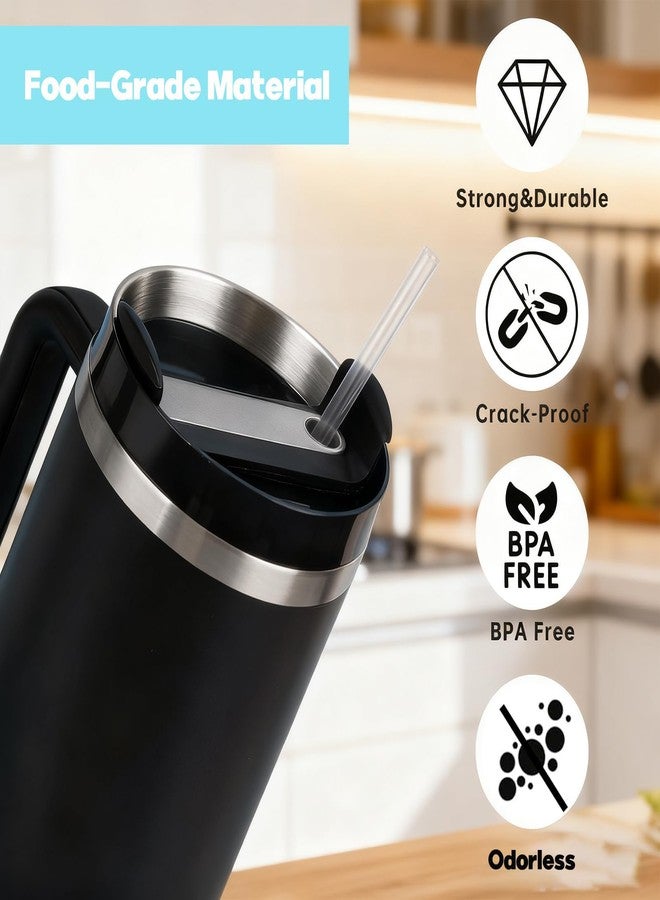 Haundry 200PCS Clear Disposable Straws for 40 OZ Tumbler, 12in Extra Long Straws Disposable for Stanley Cup 30 Oz 40 Oz Tumbler, Straw Individually Wrapped (Transparent) - Image 3